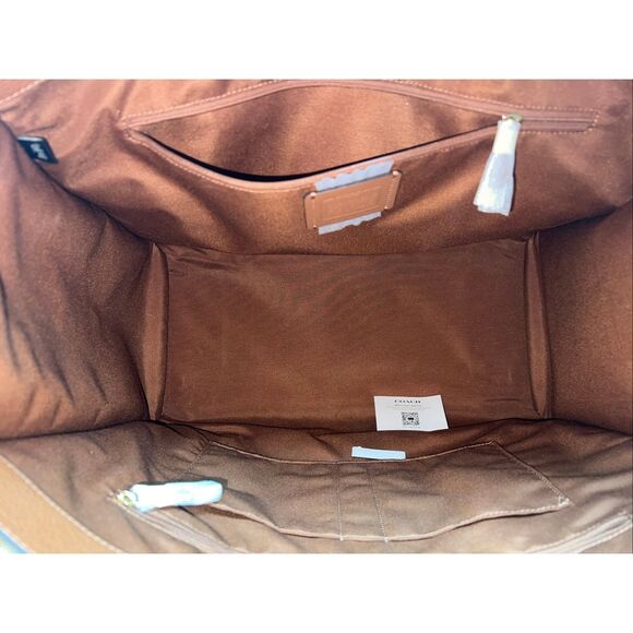 🔥🎁NEW! Coach DEMPSEY Tote 40 Handbag Signature Jacquard C5793 Msrp:$498.00 - Picture 7 of 8